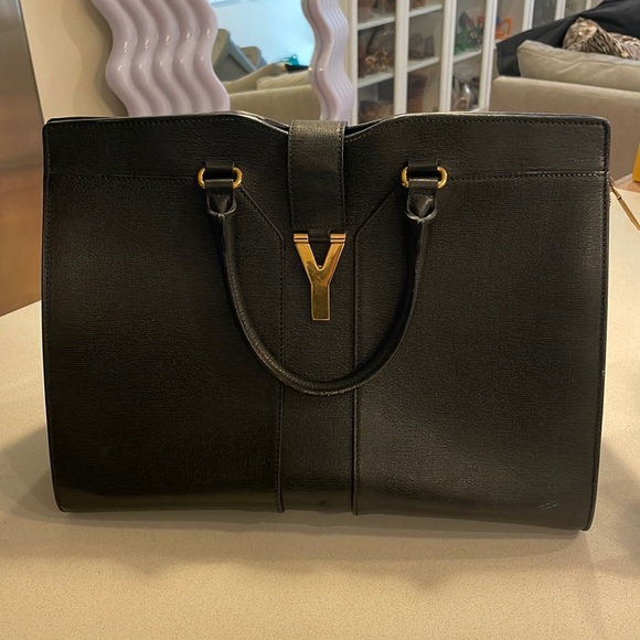 Yves Saint Laurent Handbags - YSL structured bag 100% Auth